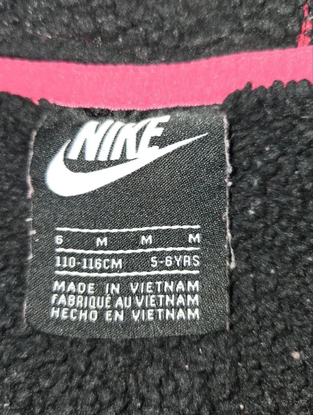Nike Kids' Hot Pink Fleece Zip Hoodie